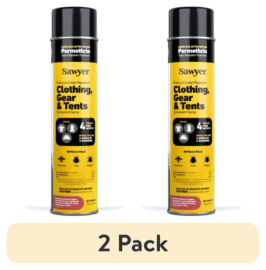 (2 Pack)  Products Premium Permethrin Insect Repellent Aerosol Spray